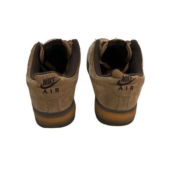 Nike Air Force 1 Low Retro Wheat Mocha 2020 Men's dc7504-700 Sneakers Shoes Sz 7 - Picture 4 of 10